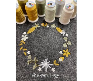 Stickdatei - Blumenkranz